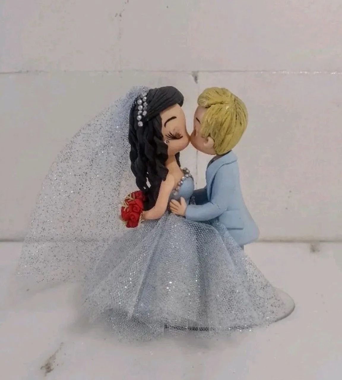 Enfeite para bolo de casamento  - Foto 2