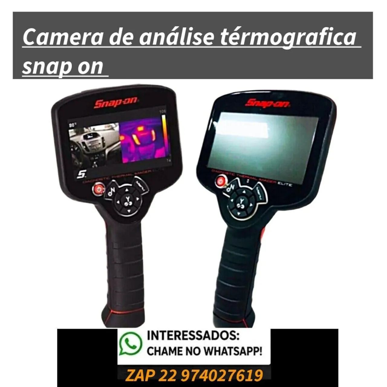 Camera análise térmografica 