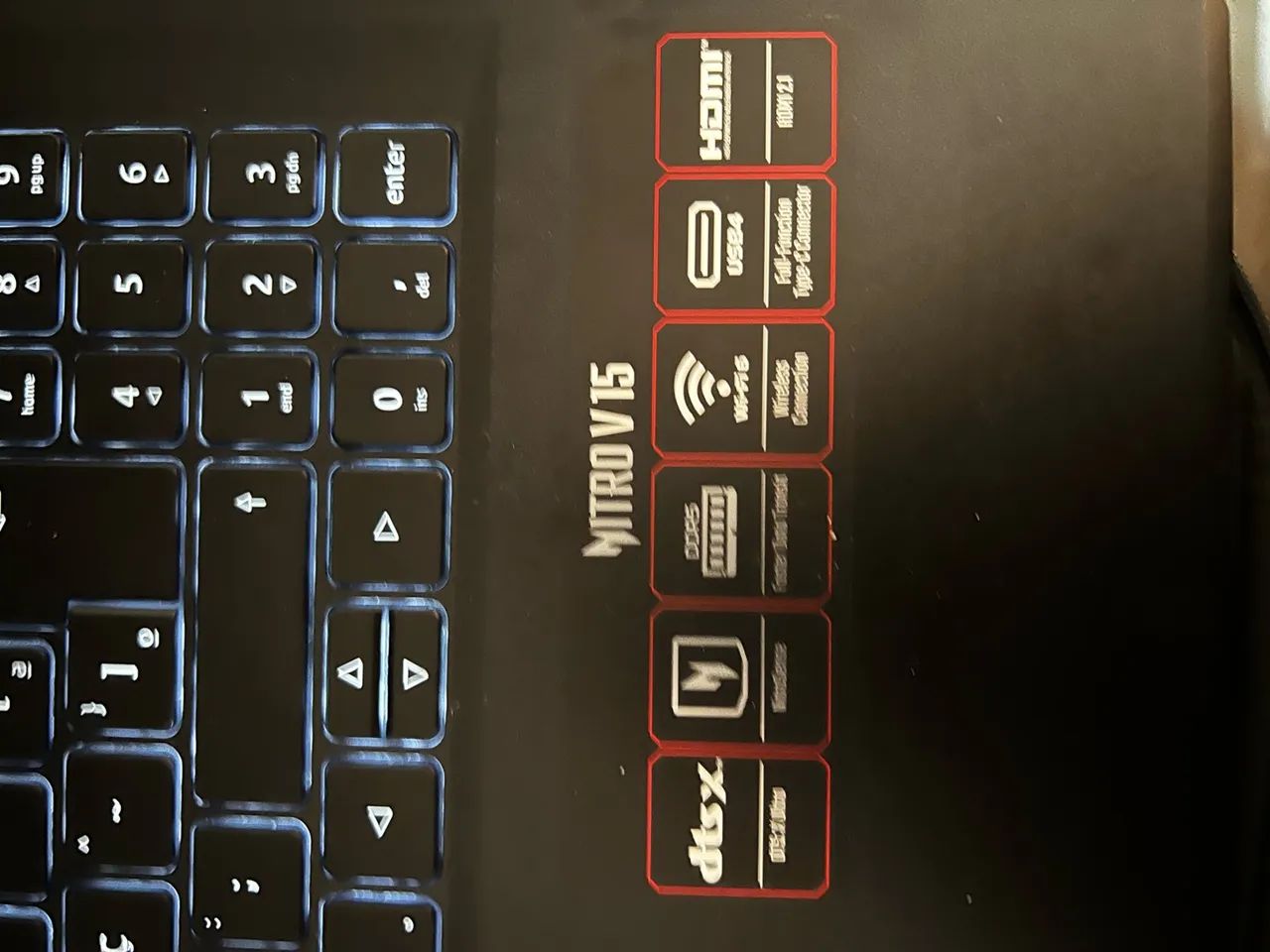 Notebook acer nitro ryzen 7 16gb ddr5 rtx 4050 - Foto 3