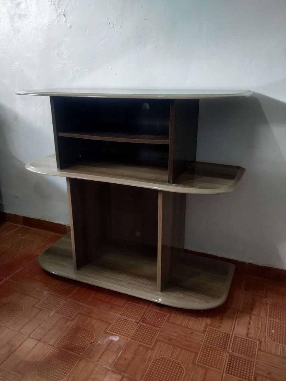 Rack/aparador marrom de MDF - Foto 3