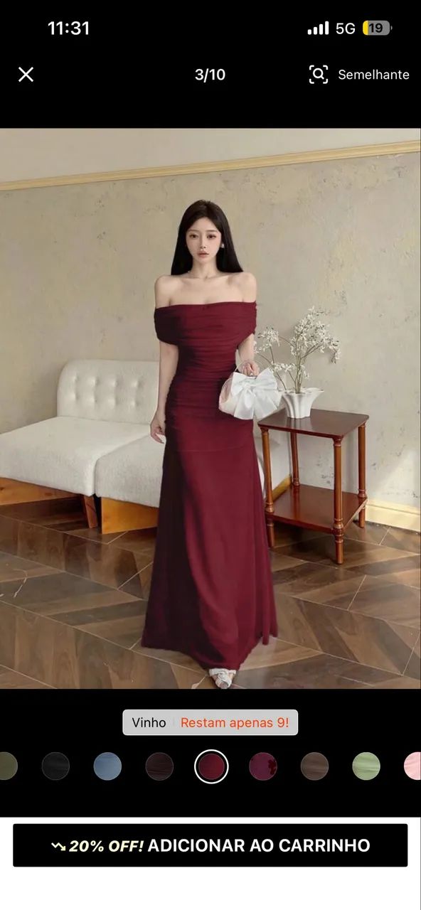 Vestido de festa 