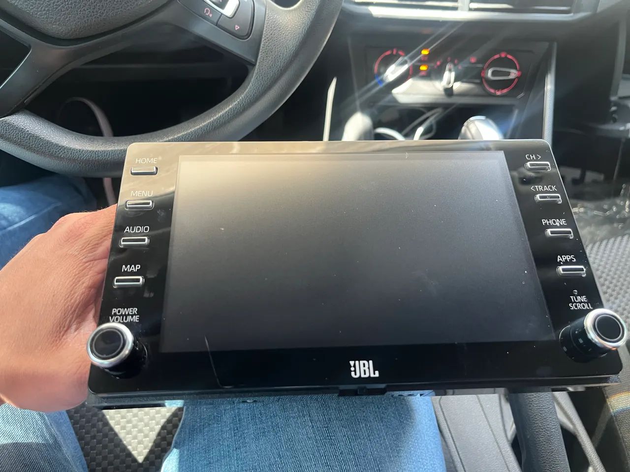 Central multimídia JBL original Hilux e sw4