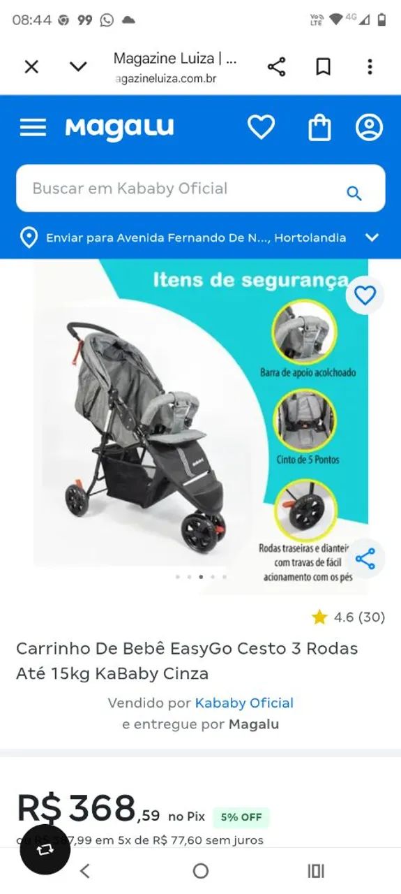 Carrinho de bebê 