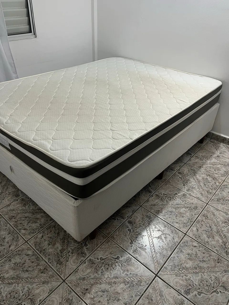 Cama box casal + cabeceira de parede  - Foto 2