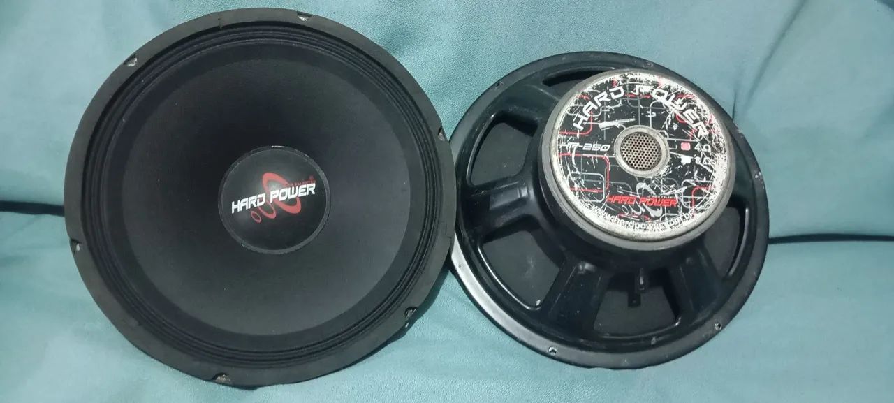 Vendo par de auto-falante hard power, 12 polegadas, 8 homos, 250rms - Foto 4