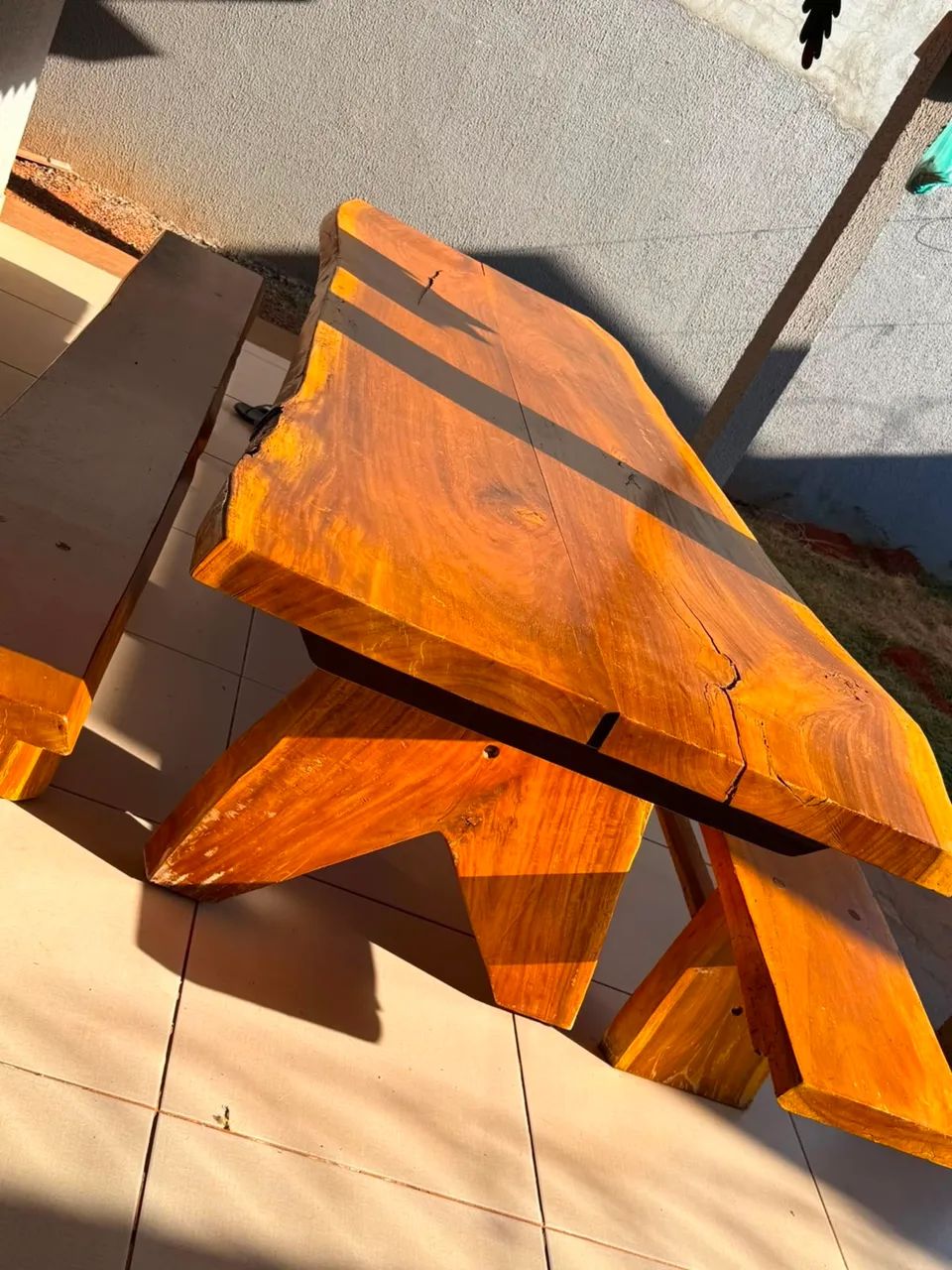 Mesa rústica 