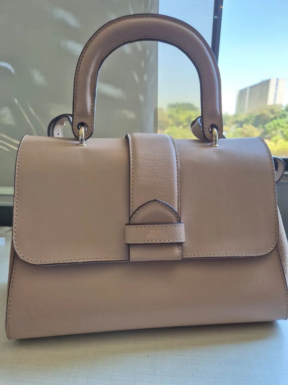 Bolsa Arezzo - Couro Nude