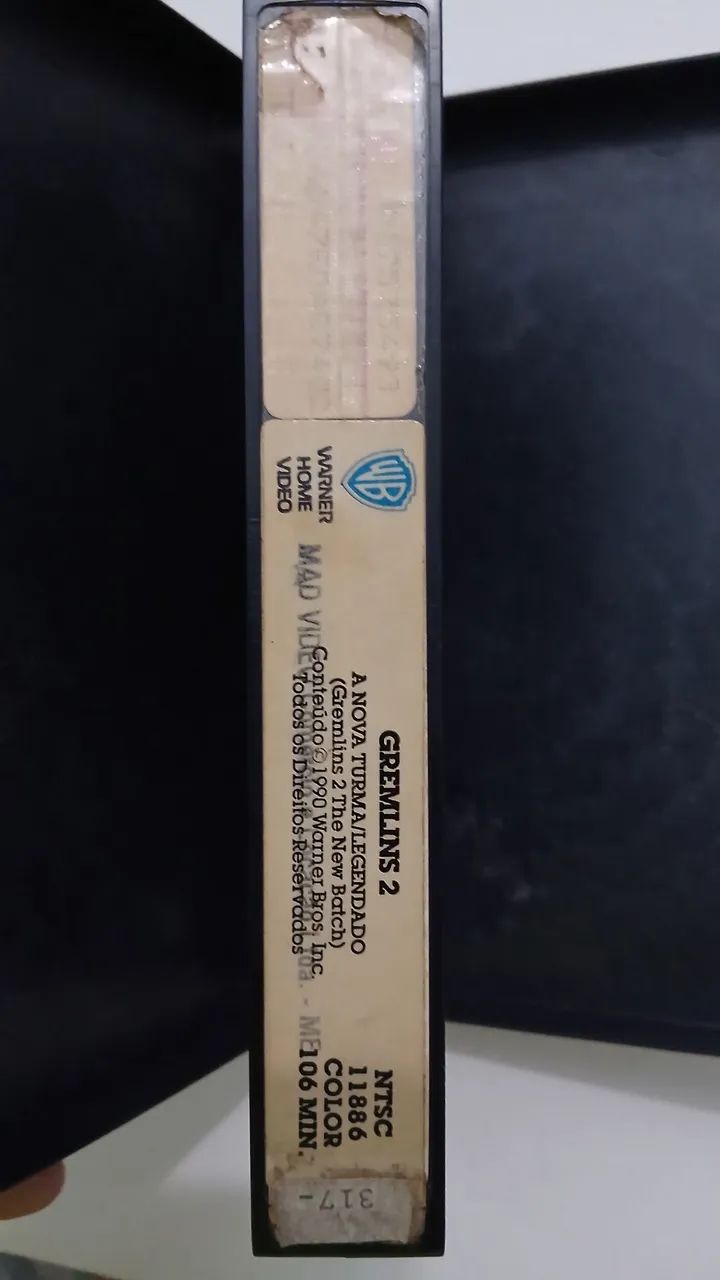 Fita vhs gremlins 2 a nova turma usada  - Foto 4