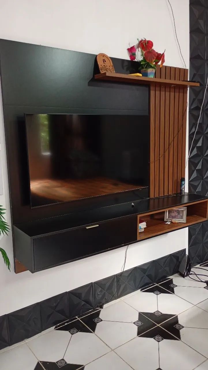 Vendo TV Samsung 50 polegadas e rack e guarda roupa 8 portas  - Foto 3