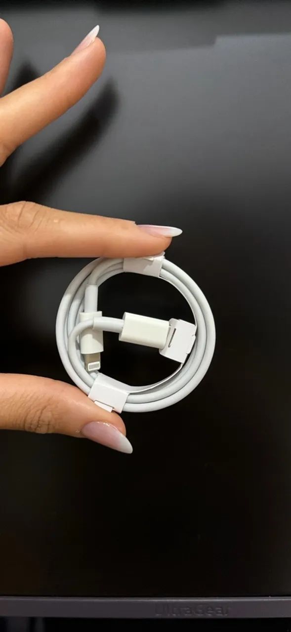 Carregador USB-C com cabo Lightning - Foto 2