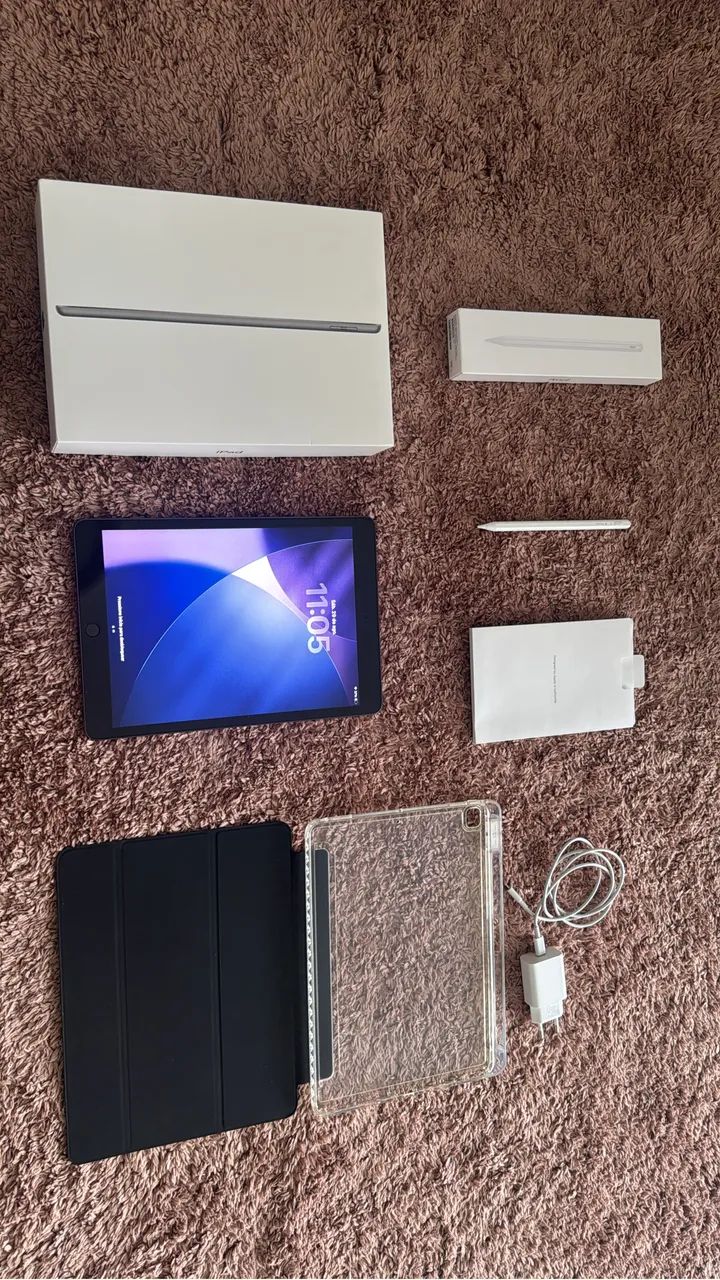 iPad 9 10.2 polegadas + Apple Pencil + carregador + case  - Foto 2