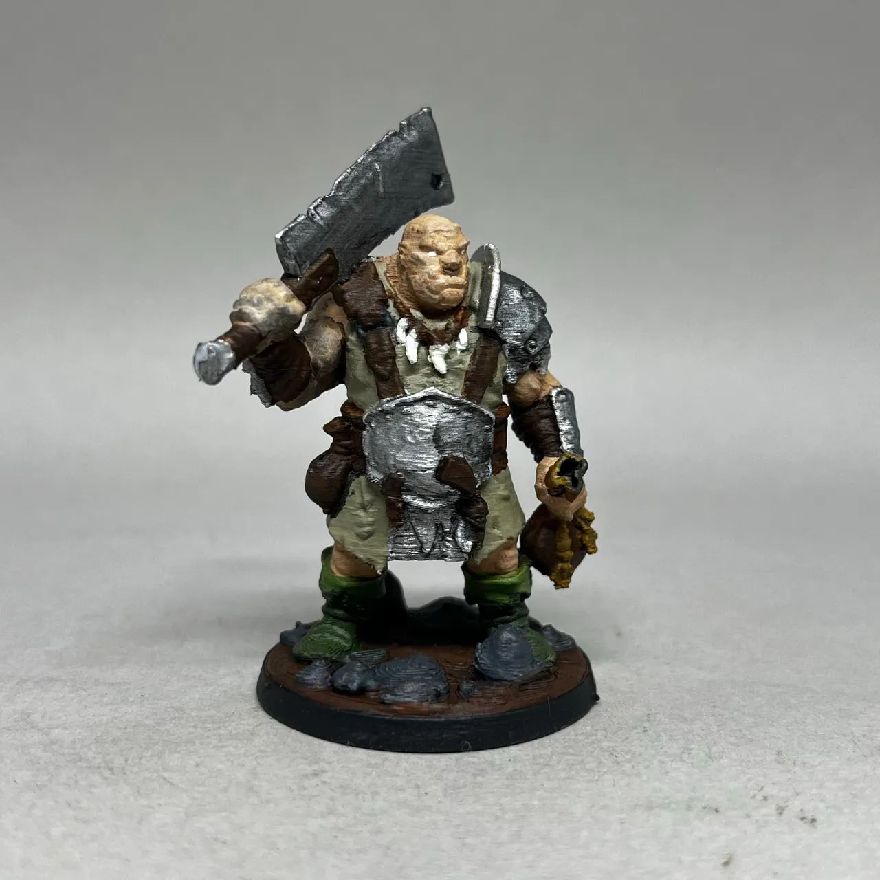 Miniatura Ogro Gigante RPG Board Game Impressão 3D