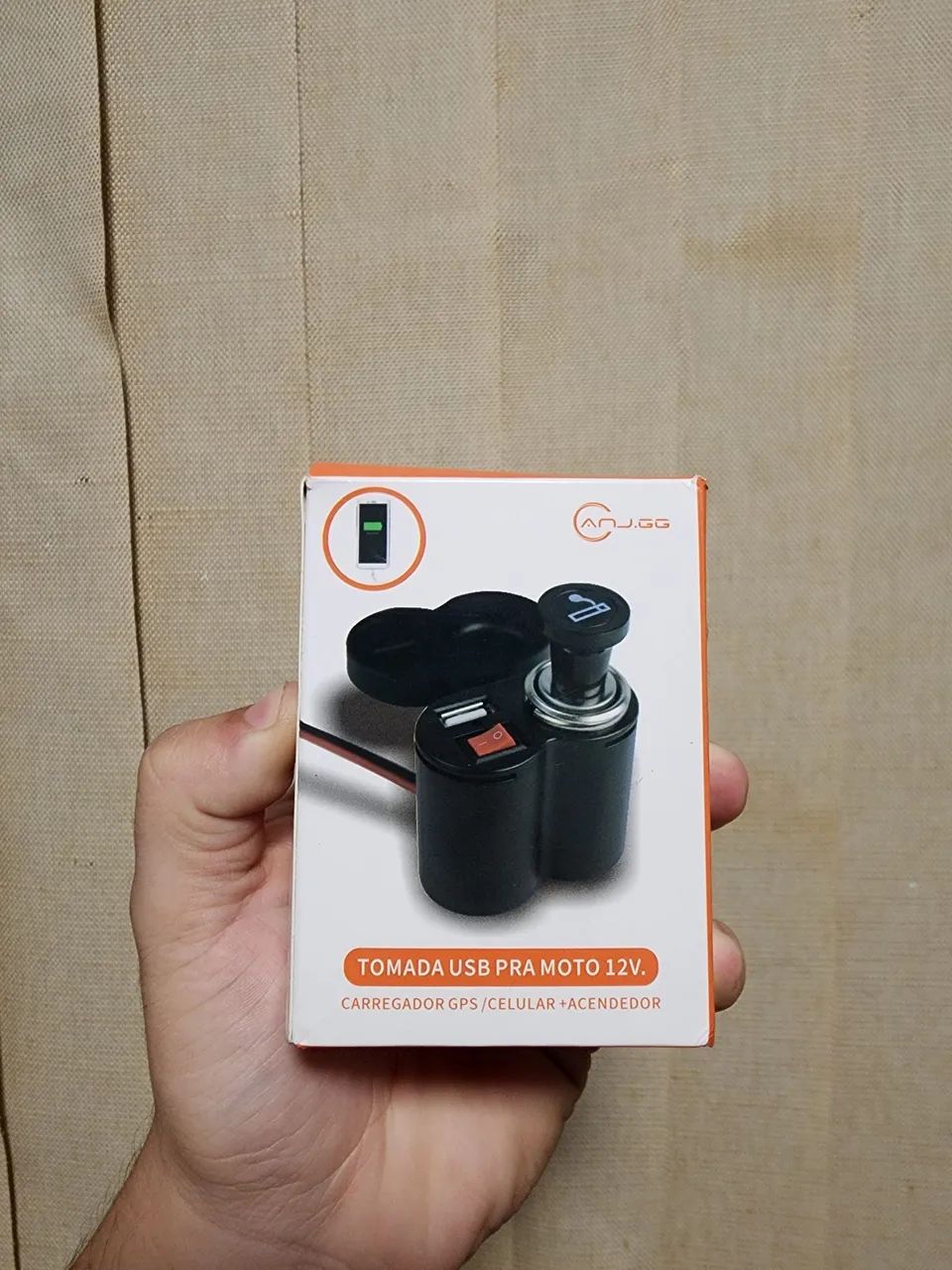 Carregador para moto 