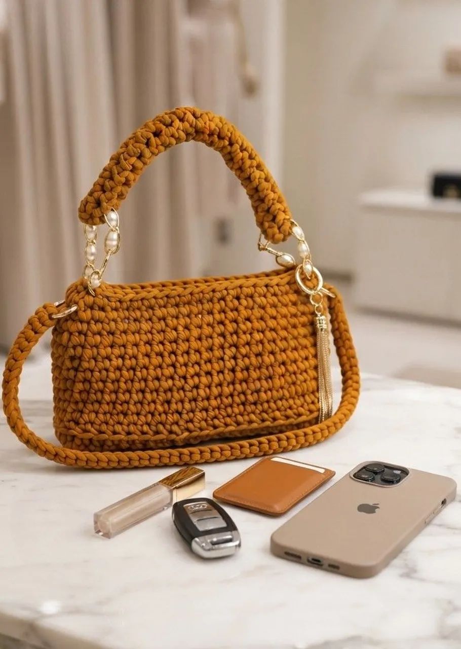 Bolsa de crochê 