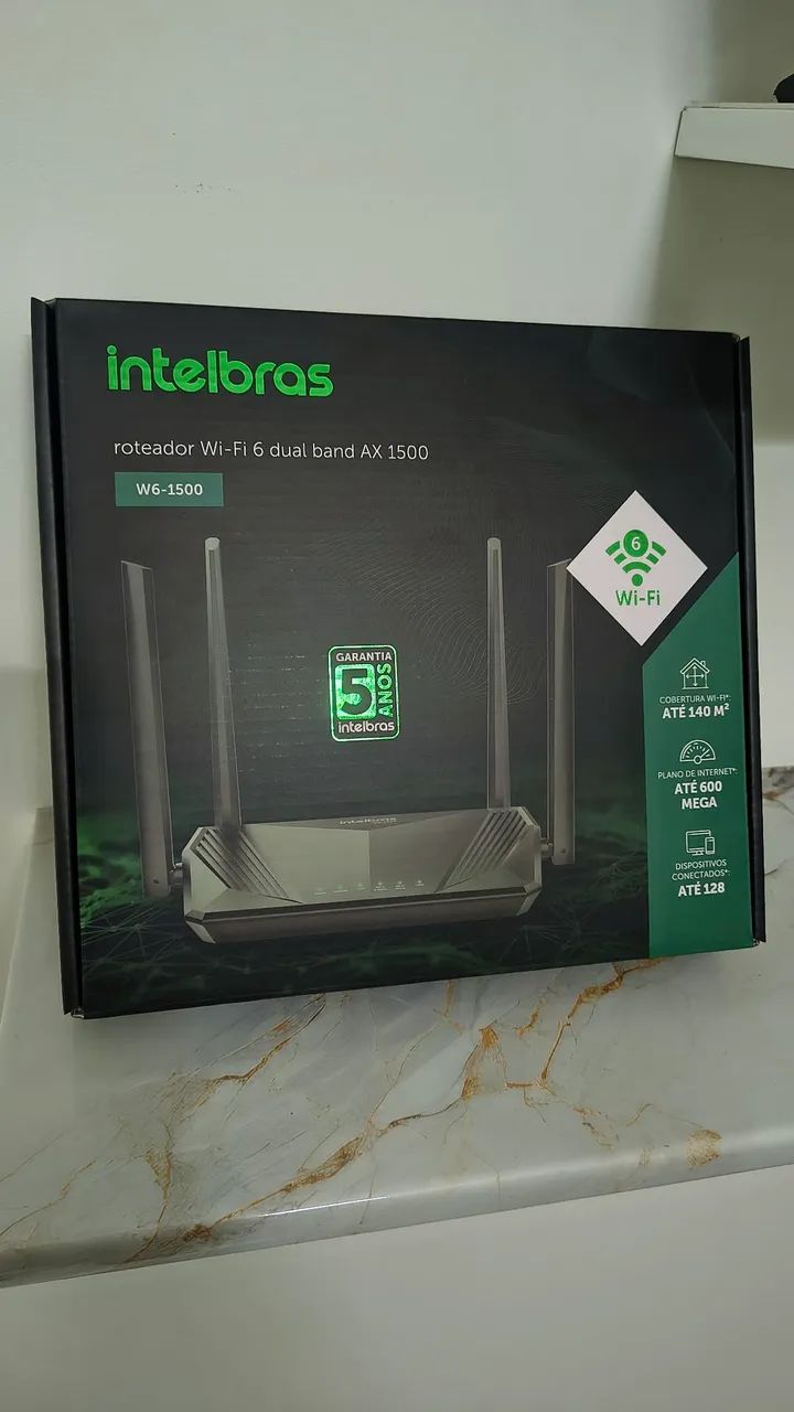 Roteador Intelbras Wi-fi 6 dual Band 
