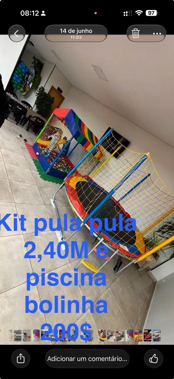 Pula-Pula , piscina de bolinha  - Foto 3
