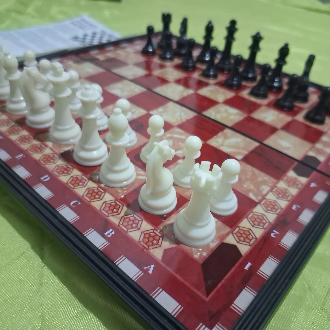 Xadrez magnético (portátil tabuleiro dobrável) - Foto 2