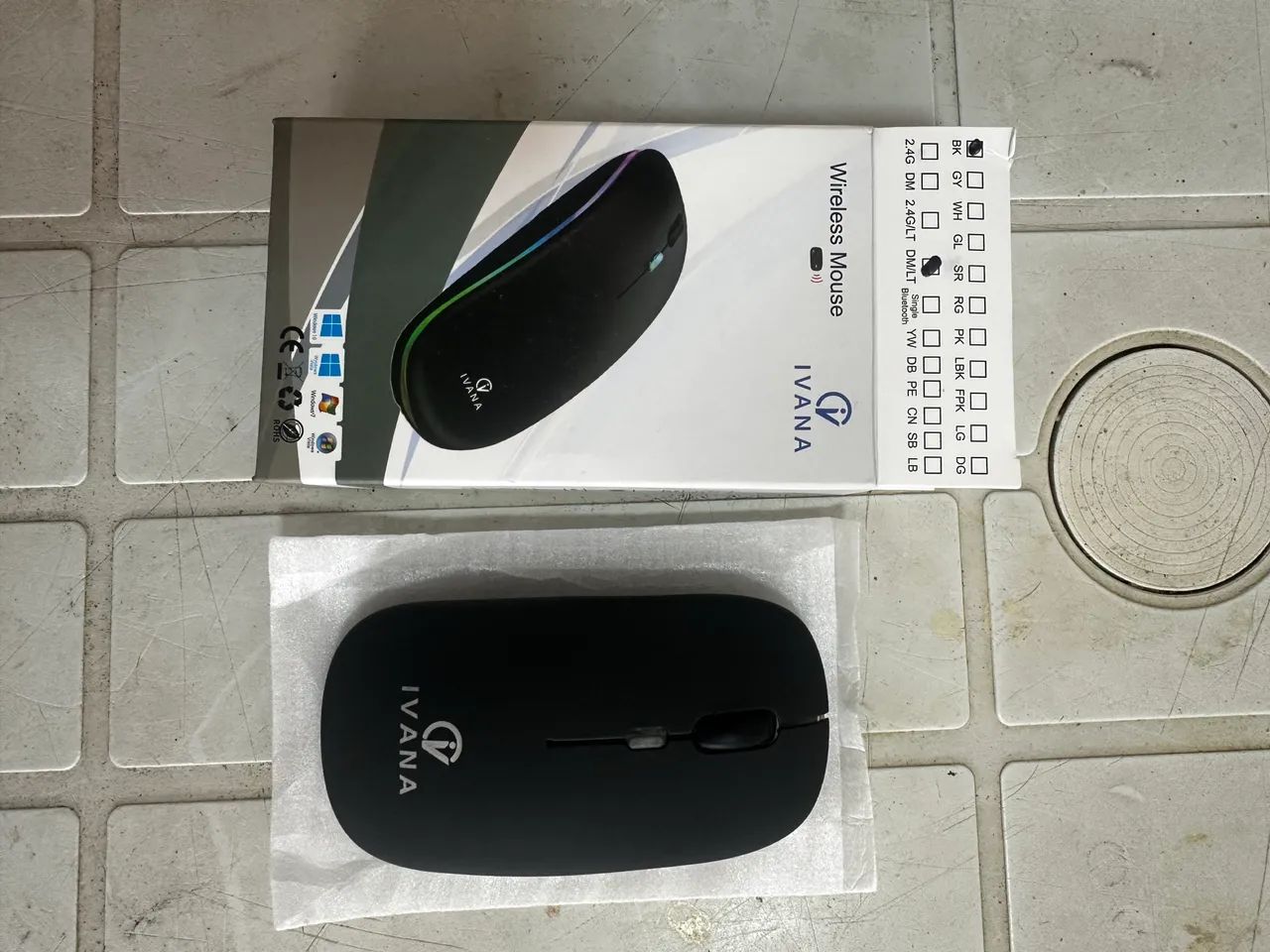 Mouse sem Fio Recarregáveil
