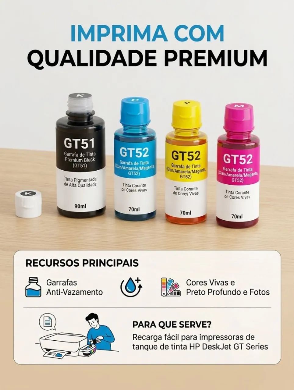 Tinta para impressora HP - Foto 2