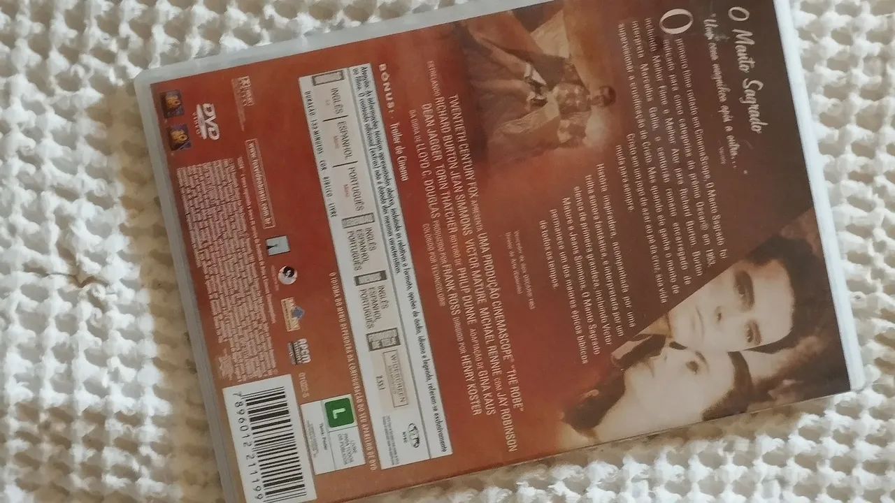 DVD original "O manto sagrado"  - Foto 2