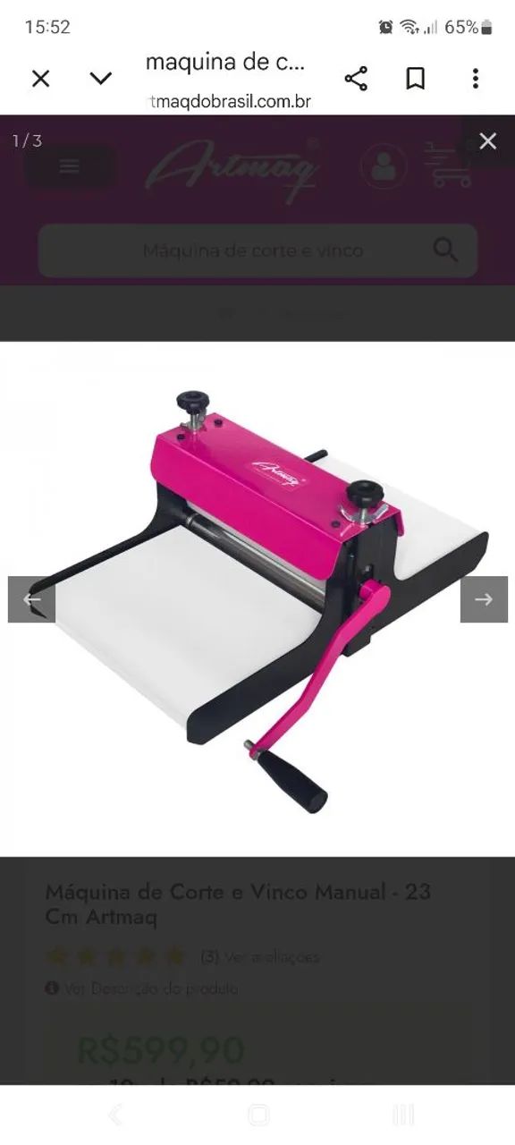 Maquina de corte e vinco artmaq 80cm. - Foto 4