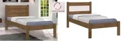 CAMA SOLTEIRO PRISMA J&A BRANCO / BRANCO LILAS/ FREIJO - MONTAGEM E ENTREGA GRATÍS  - Foto 3