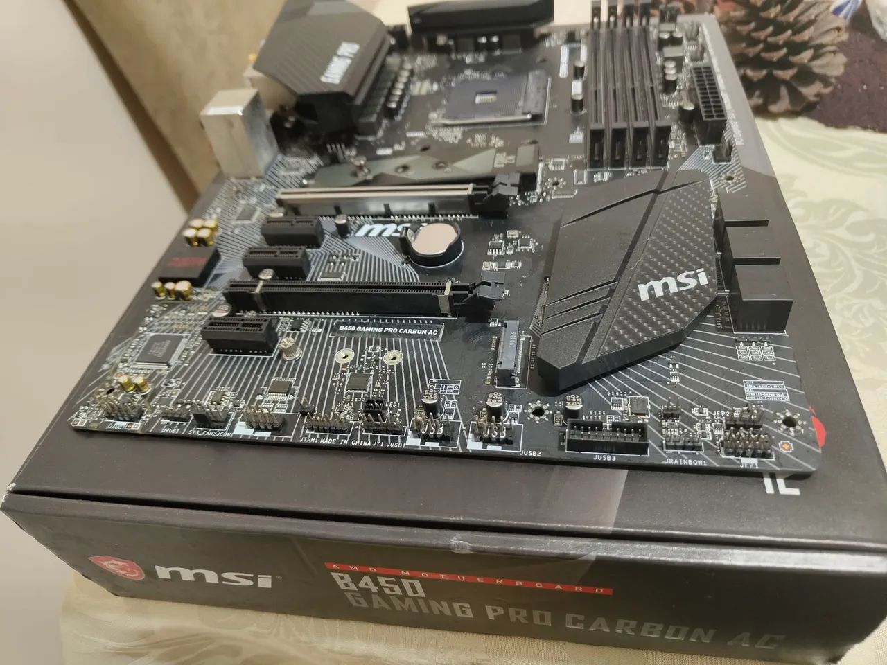 Placa mãe B450 pro carbon - Foto 3