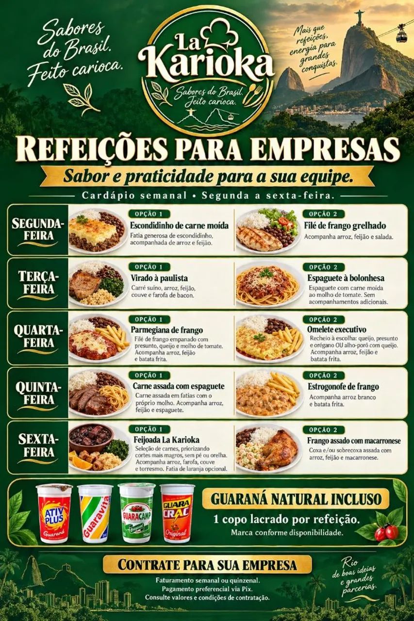 Refeições para empresas 
