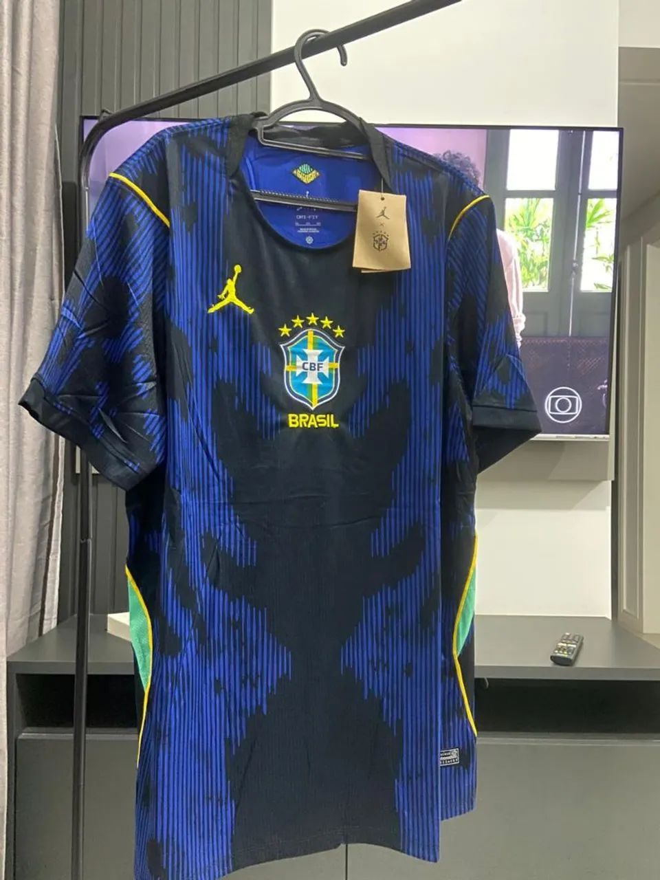 Camisa seleção brasileira AZUL - Foto 2