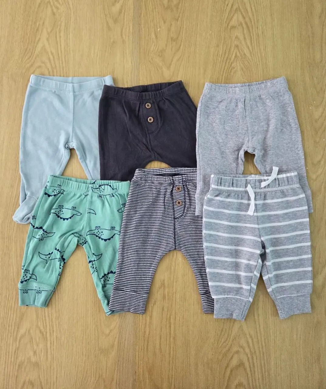 Lote Calça Carters 3 meses - menino