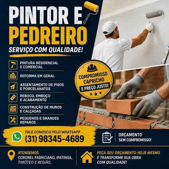 Pintura e pedreiro 