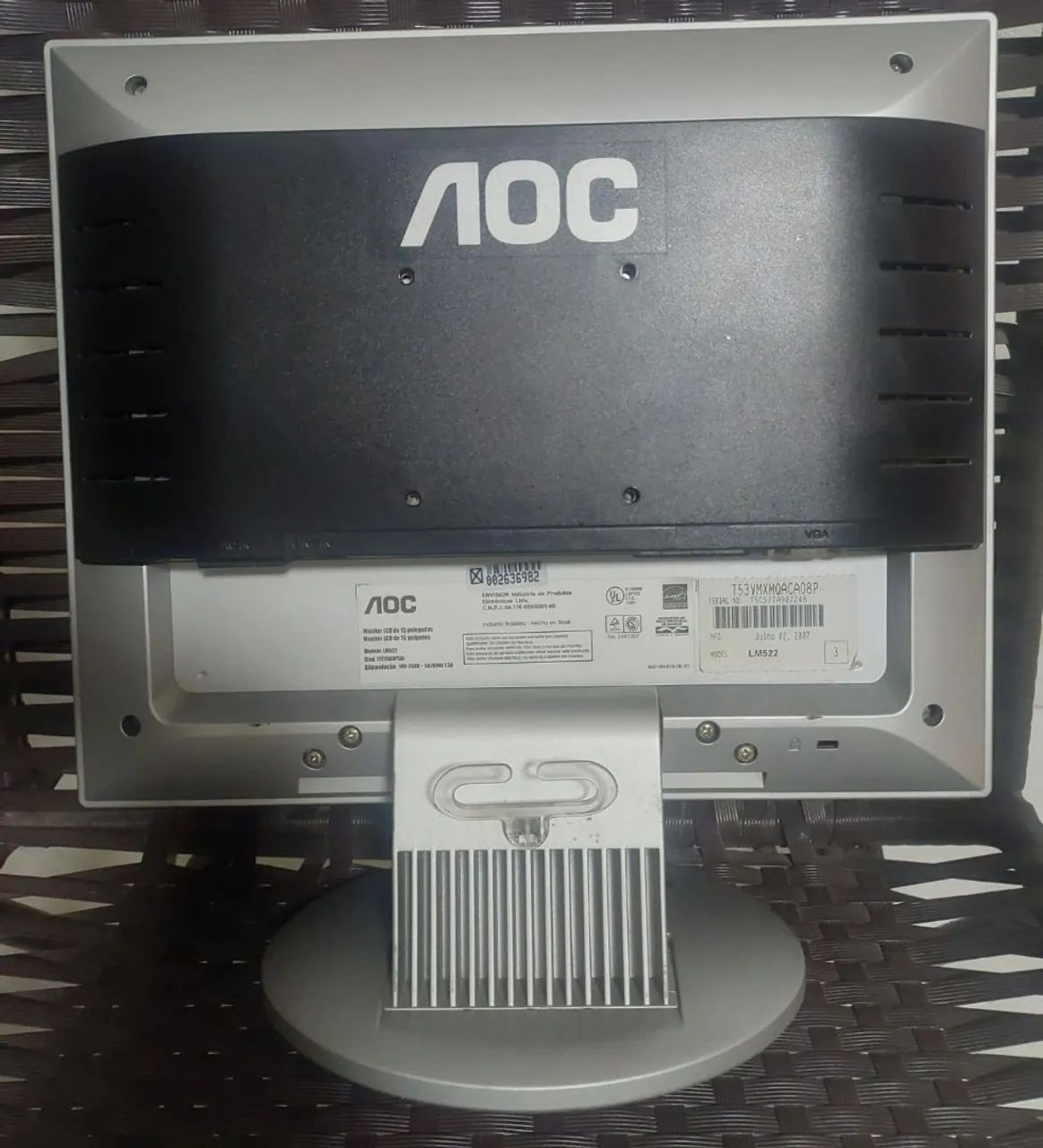 Monitor Aoc 17 polegadas  - Foto 2