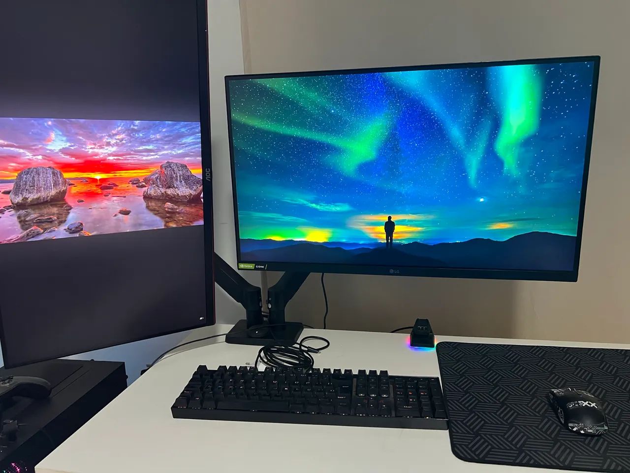 Setup Gamer Completo - c/ 2 monitores