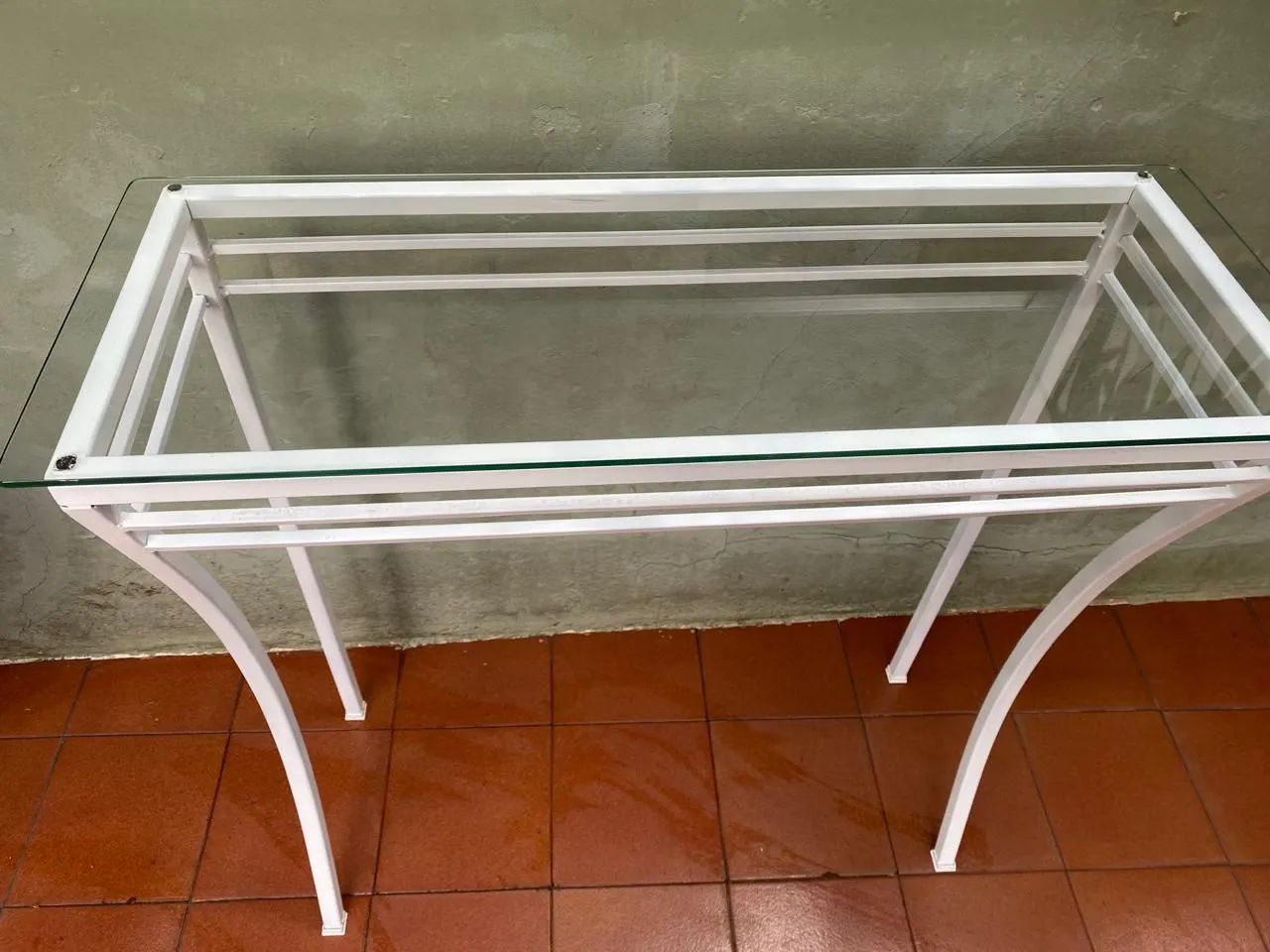 Aparador, ferro e vidro. - Foto 2