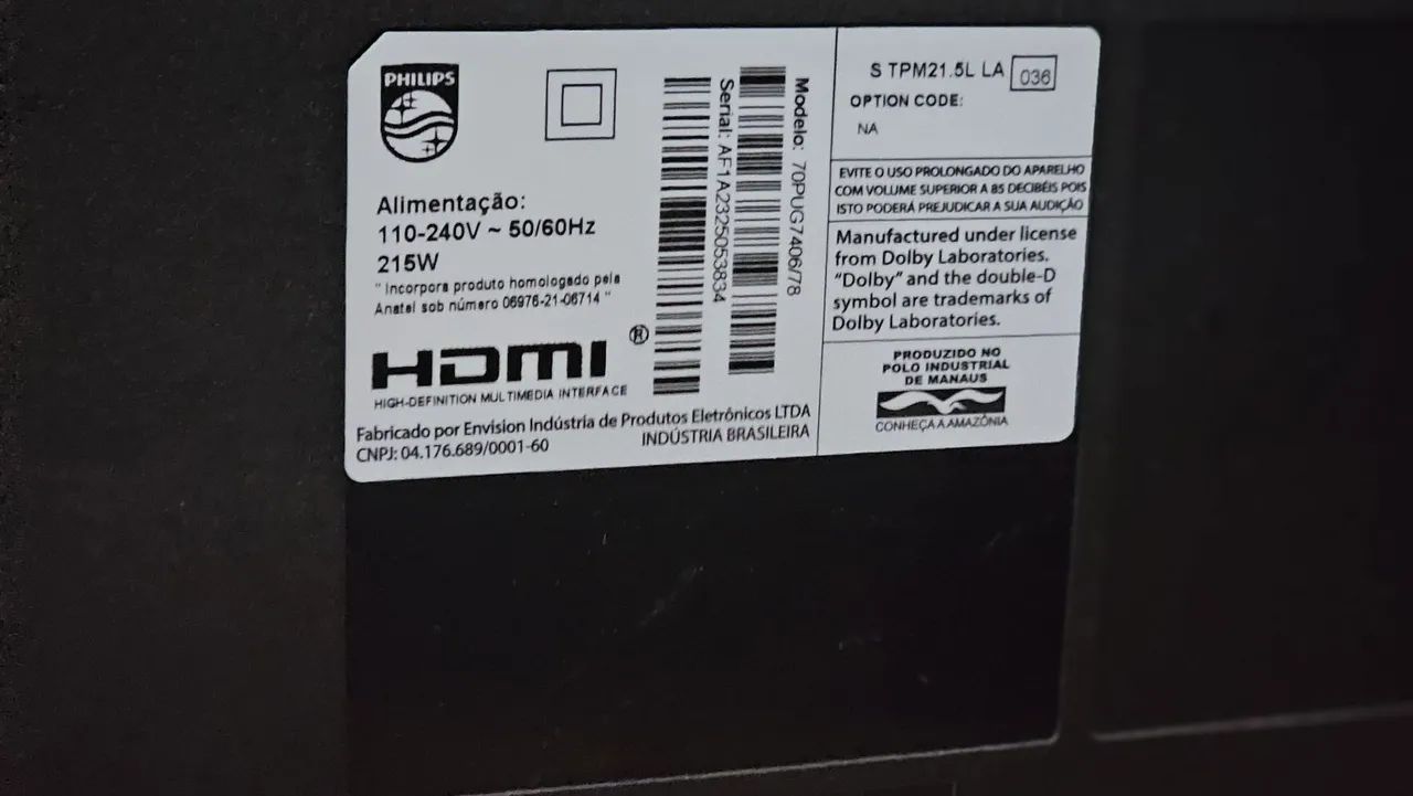 Tv 70 polegadas Led 4k - Foto 2