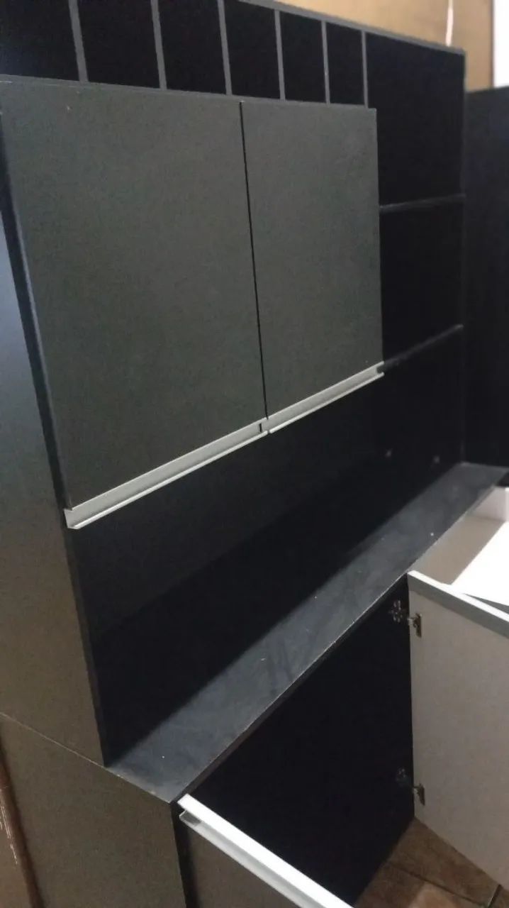 Armário de Cozinha Preto - Foto 3
