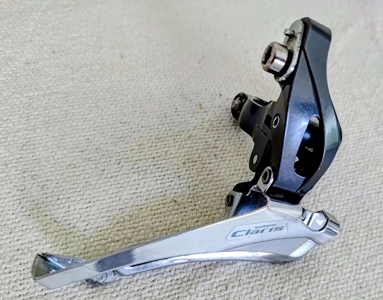 Kit Shimano Claris semi-novo (câmbio dianteiro, pedivela e mov. Central) - Foto 3