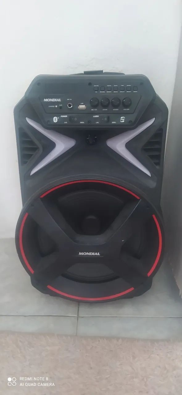 ? CAIXA DE SOM MONDIAL CM400 ? 400W DE POTÊNCIA! ?