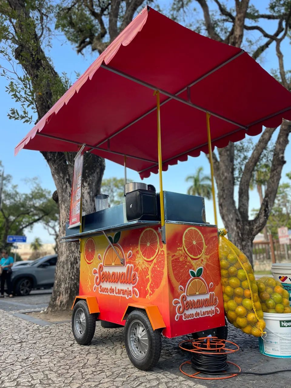 CARRINHO 2 EM 1 PARA SUCOS, LANCHES E DRINKS - Foto 3