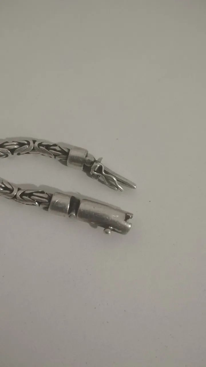 Pulseira | PRATA 925 - Ponto Peruano - Foto 2