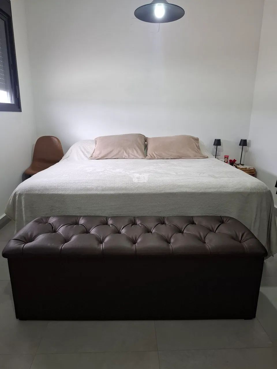 270,00 Baú marrom para cama queen ou king.  - Foto 2