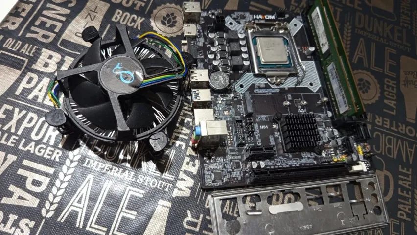 Kit i5 4570 + 4 gb Ram + Placa H81 Hayom - Foto 2