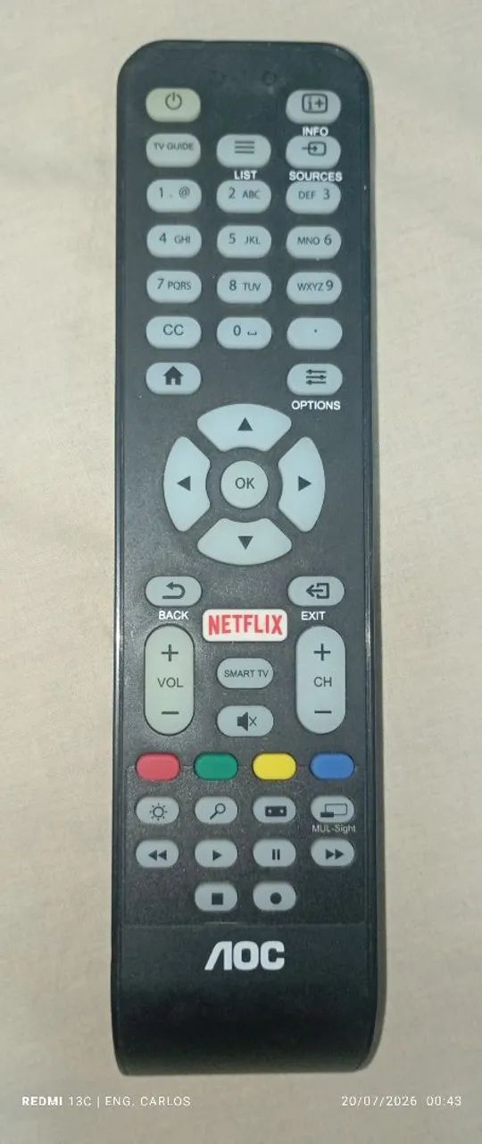 Controle AOC original 