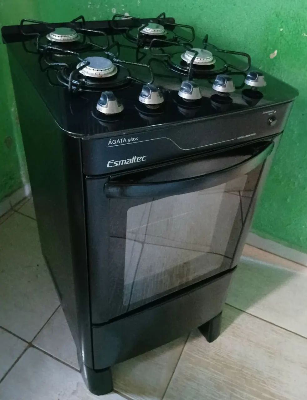 Fogão Esmaltec vidro 
