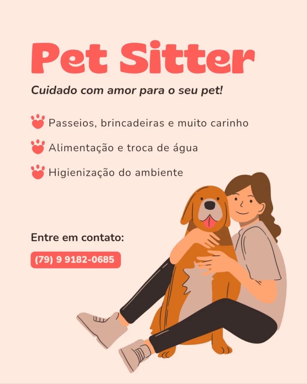 Serviço de Pet Sitter 