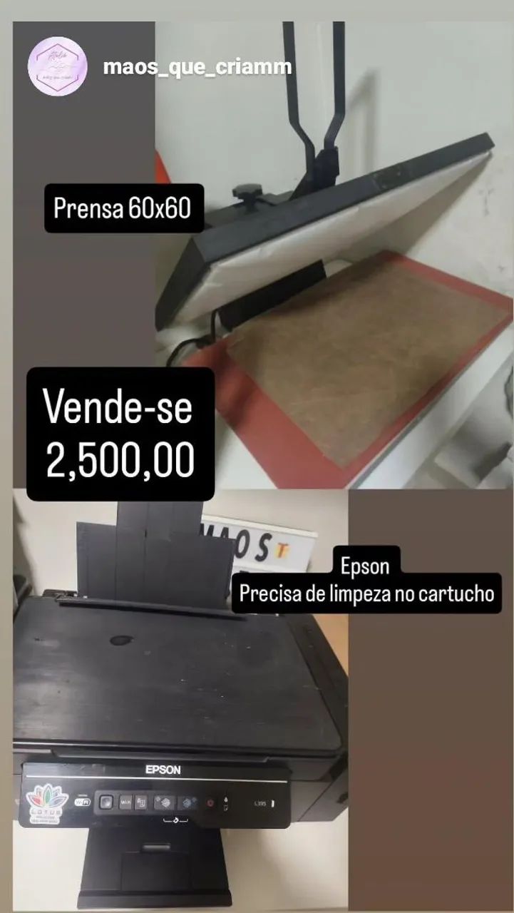 Prensa sublimação 