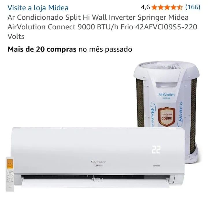 Ar Condicionado Split Novo