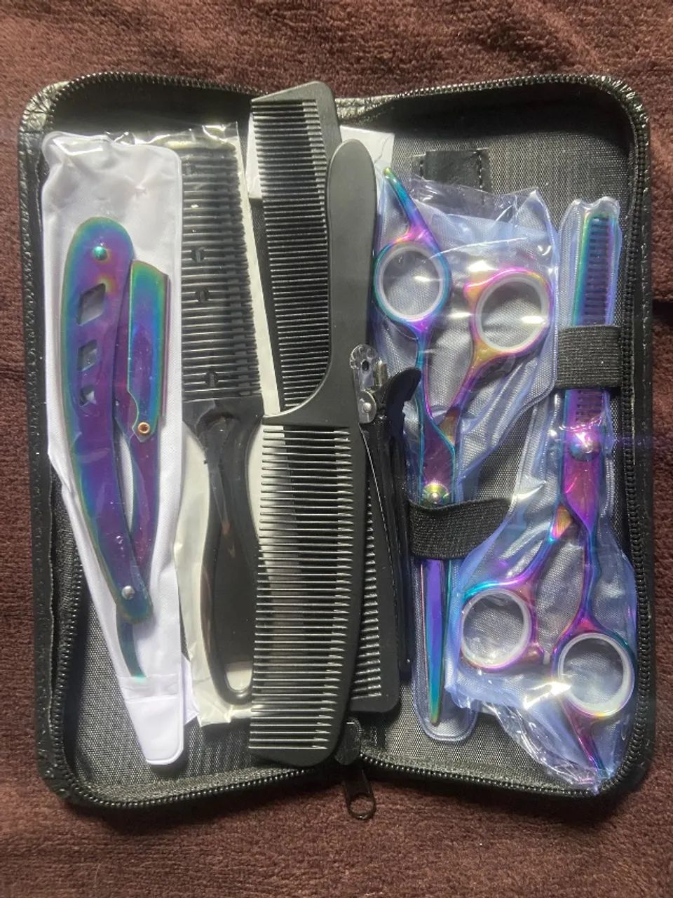 Kit tesoura barbeiro - Promoção 