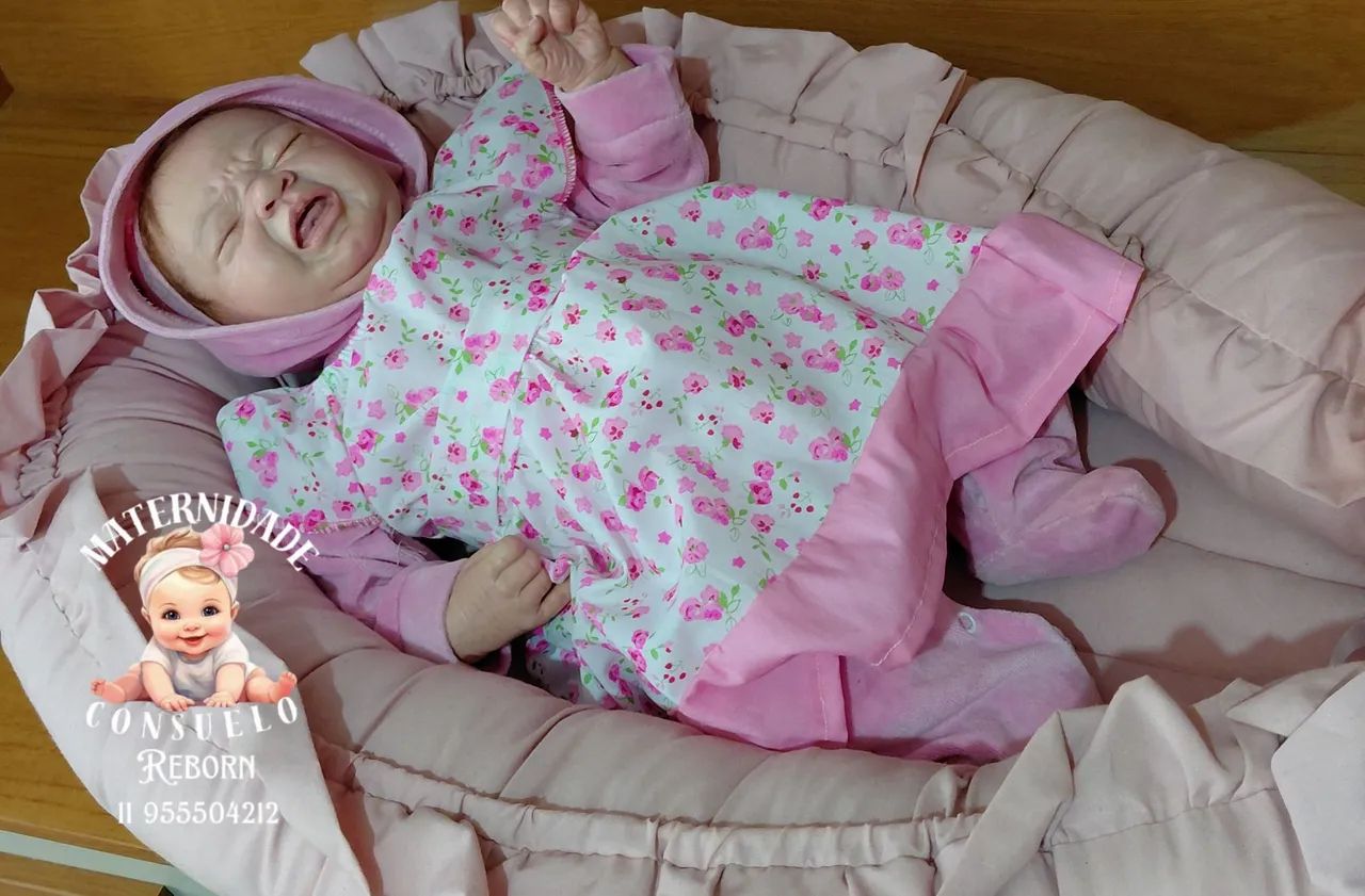 Bebê Reborn acompanha a caminha  - Foto 3