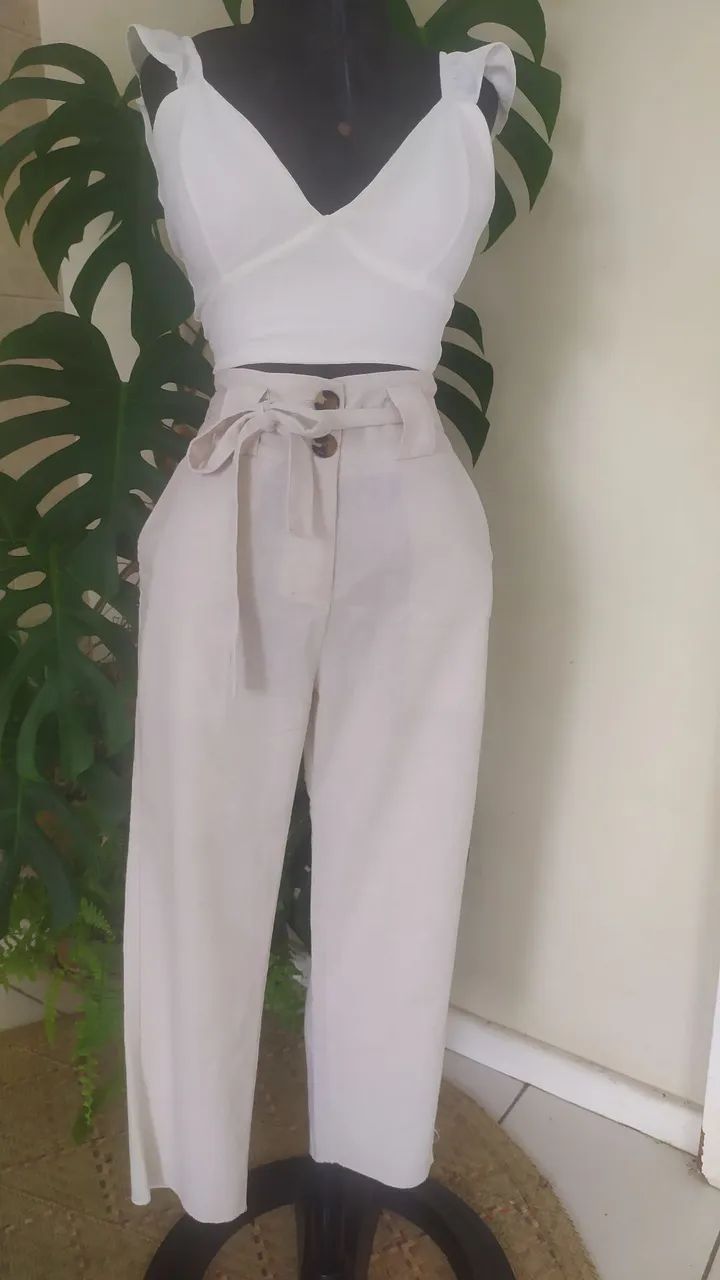 Calça e cropped Tam M  - Foto 3